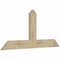 Ekena Millwork Portland Rough Sawn Timber Gable Bracket, Douglas Fir, 60"W x 27"H x 2"D x 6"F, 11/12 Pitch GBW060X27X0206POR00RDF - alternate 4